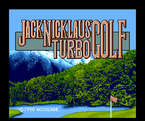 Jack Nicklaus' Turbo Golf (USA) Screenshot